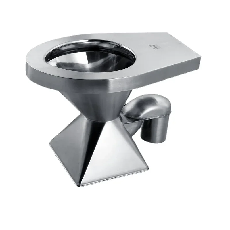 Stainless steel camping floor outlet toilet bowl portable rv toilet for bus and yacht