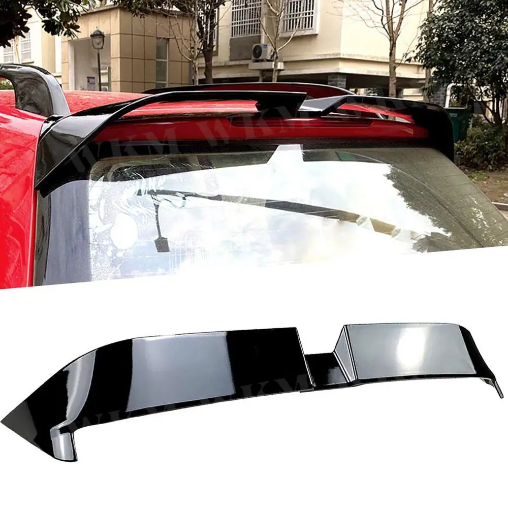 

ABS Gloss Black Spoiler Rear Wings Lip Trunk Wing Body Kit Splitter Cover Trim For Volkswagen Polo 9N 2003-2008 Car Accessories