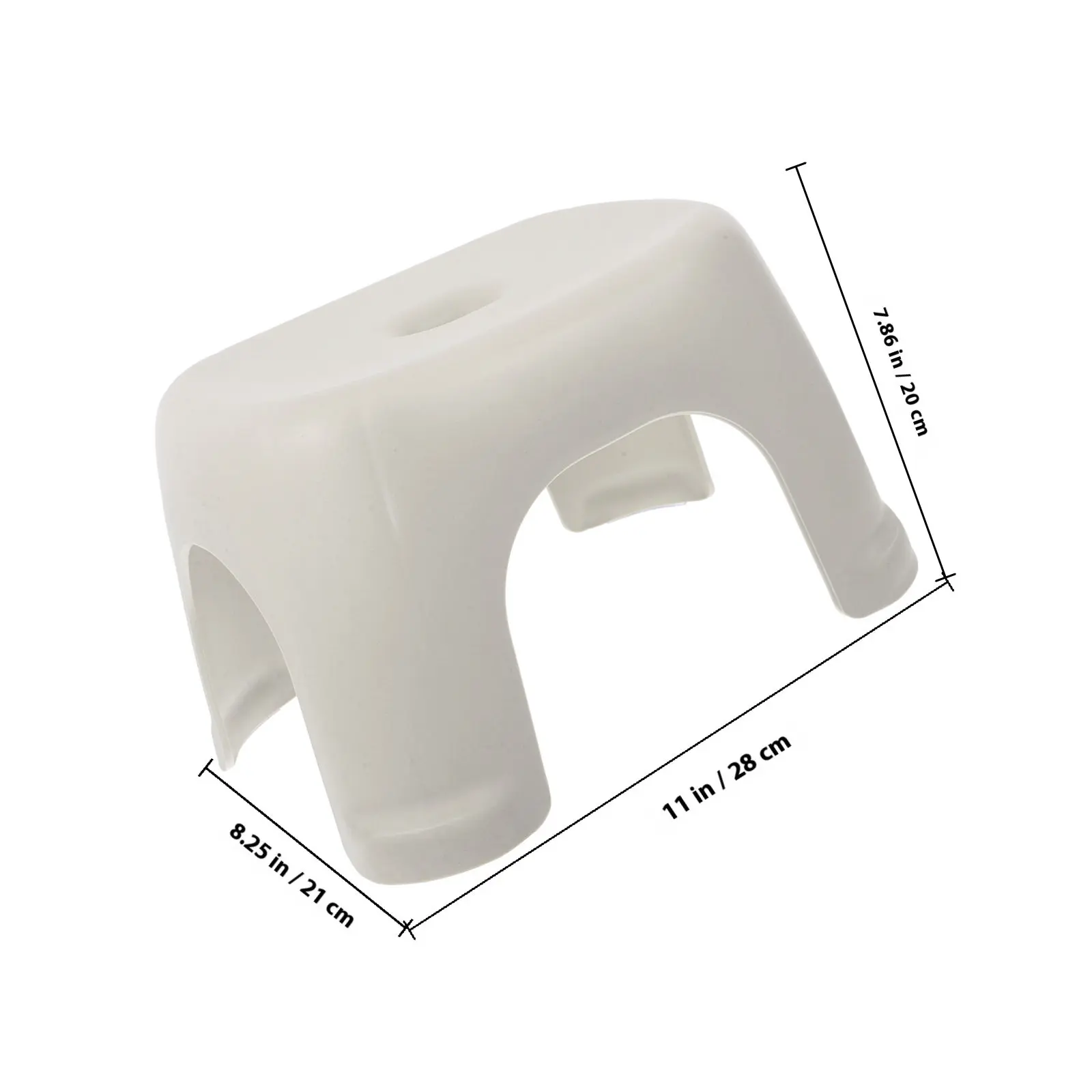 Plastic Step Stool Non Slip Multifunctional Seat for Bathroom Shower Kitchen Living Room Potty Training