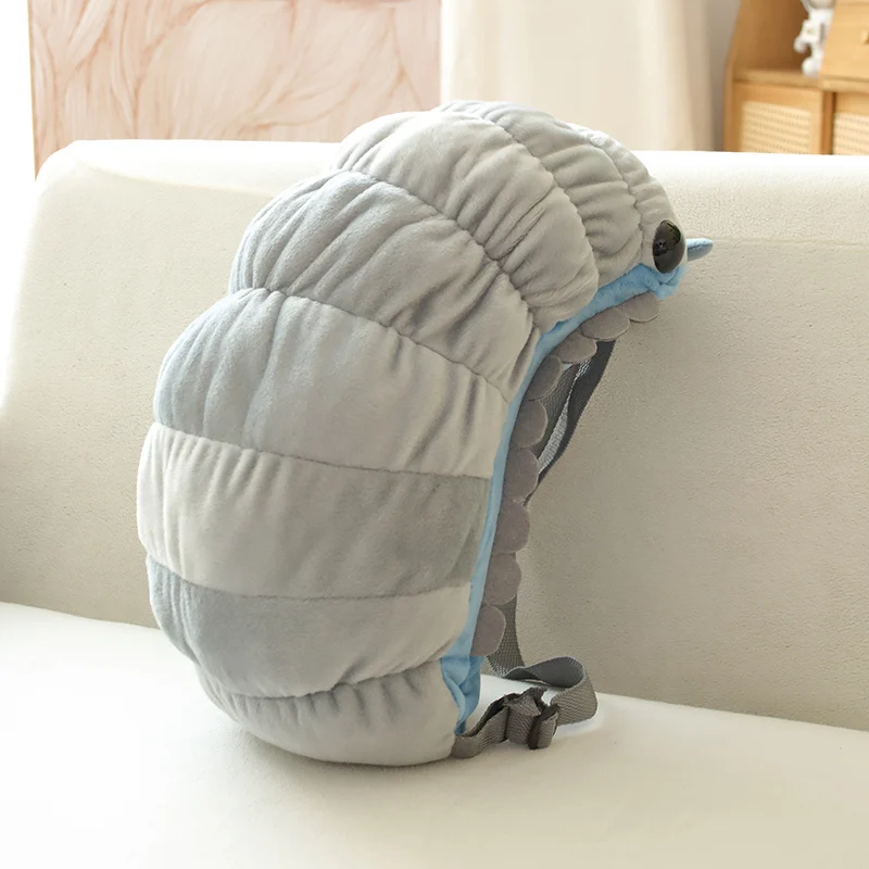 40cm Pill-bug Plush Backpack Cartoon Cute  Plush Toy Soft Stuffed Animal Shoulder Bag for Kids Girls Birthday Gifts