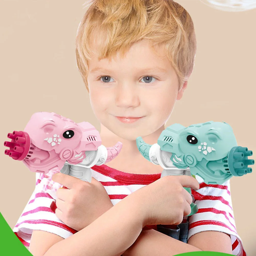 3 قطعة ديناصور تصميم فقاعة منفاخ فقاعات ملونة رائعة للأطفال هدية عيد ميلاد فقاعات للأطفال ديناصور آلة فقاعة #4