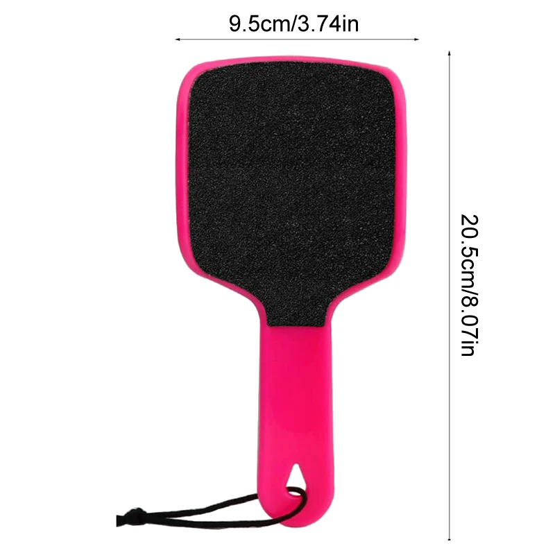 湾曲したフットファイル、足の角質除去、両面プロフェッショナルペディキュアフットファイル、U字型フットサンダー、スクラバー