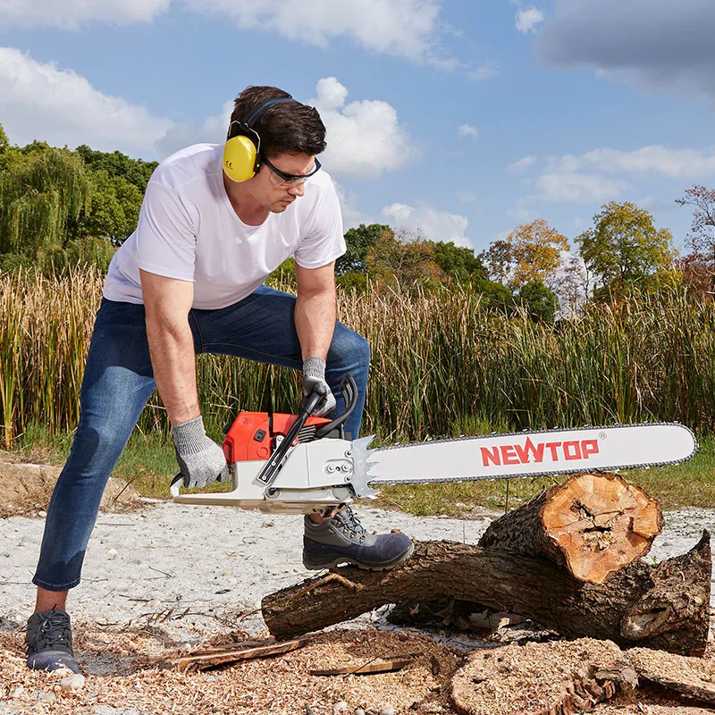 

Heavy Duty Wooden Cutting Machine 2 Stroke MS660 Chain Saw 91.6CC Petrol Chainsaw With 36 Inch Guide Bar