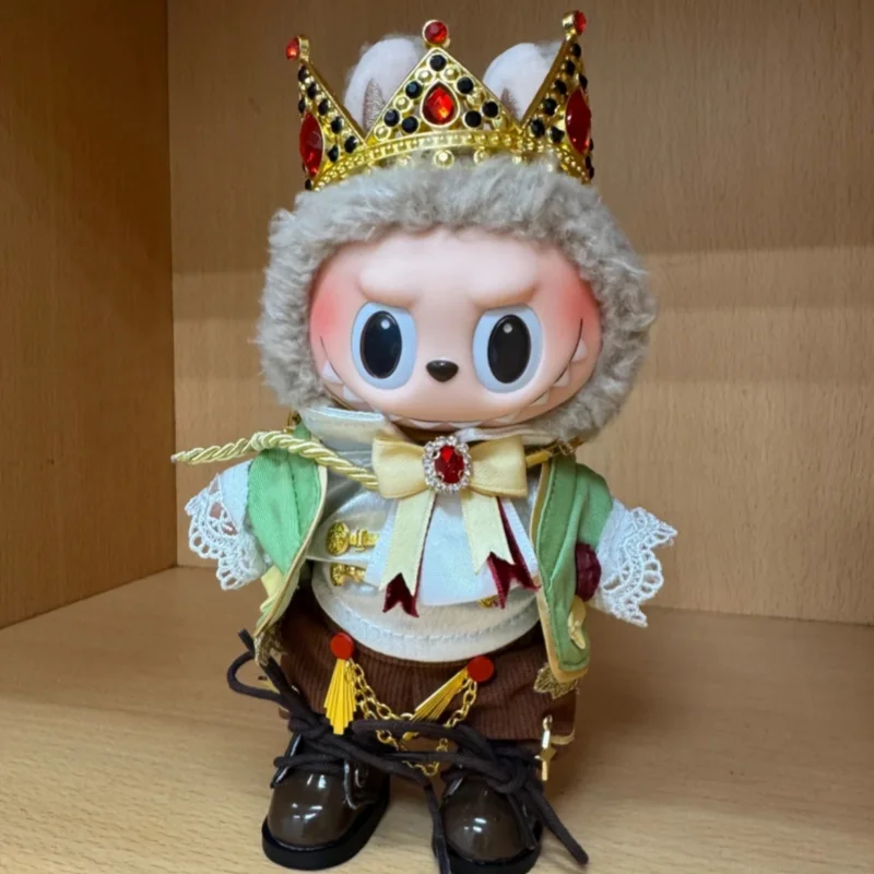 

New Hot 15cm/17cm Cute Mini Doll'S Clothes Outfit Accessories For Labubu Idol Dolls The Crown Prince Clothing Set Diy Toys Gifts