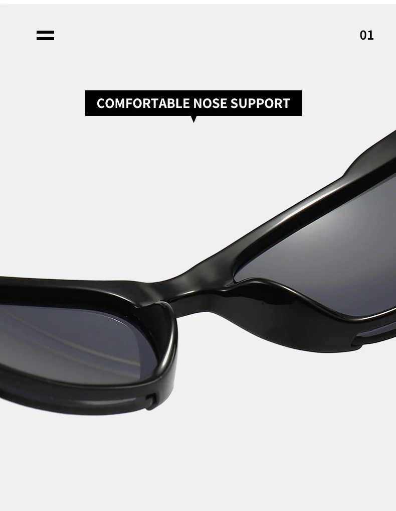 Kenbo Y2k Neue Punk Sport Sonnenbrille Für Männer Frauen Luxus Designer Sonnenbrille Männer Mode Vintage Shades Photochrome Brillen – Detail 13