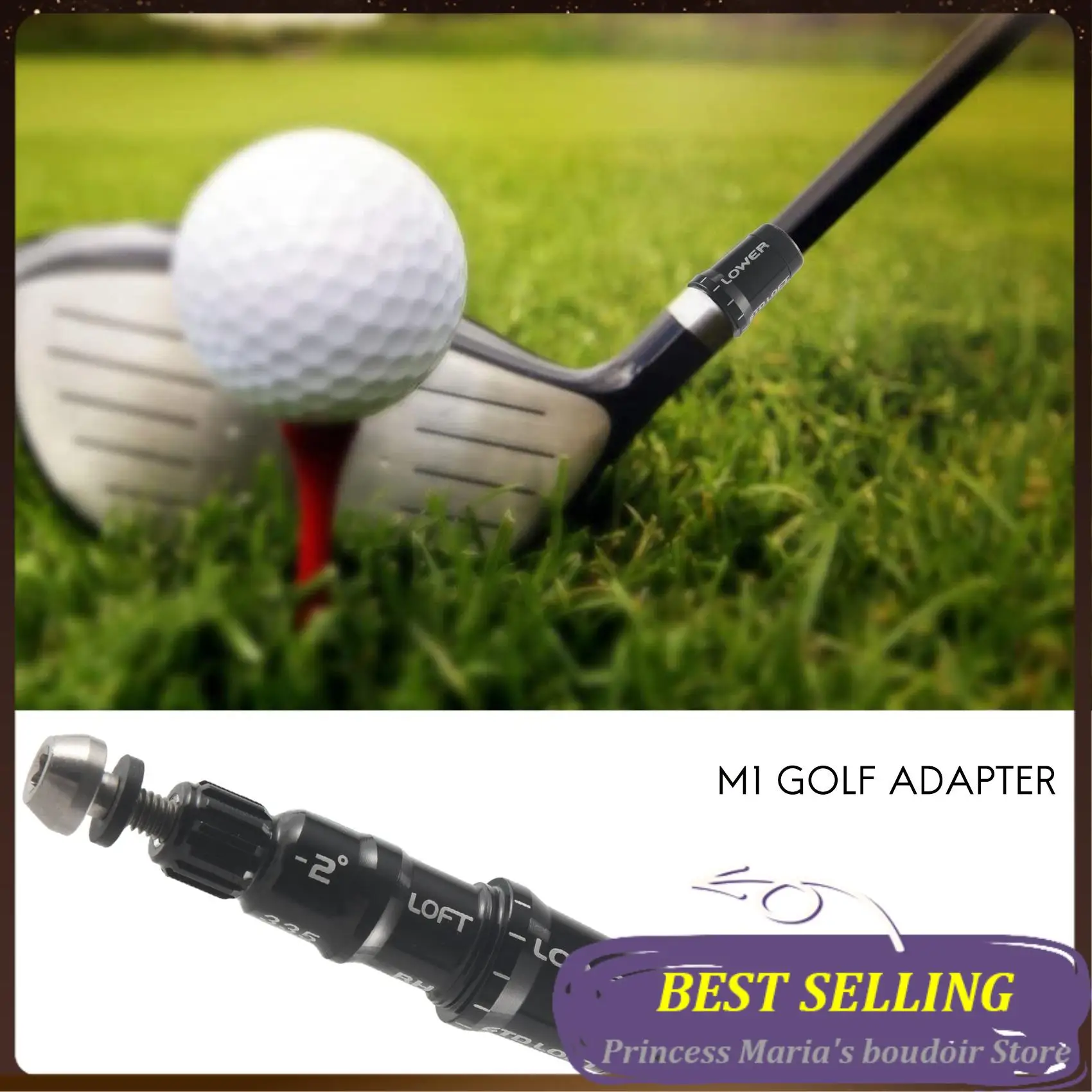 

AB30-2017 .335 Tip Golf Club Adapter For Taylormade M1, M2, R15, Sldr, R1 Driver