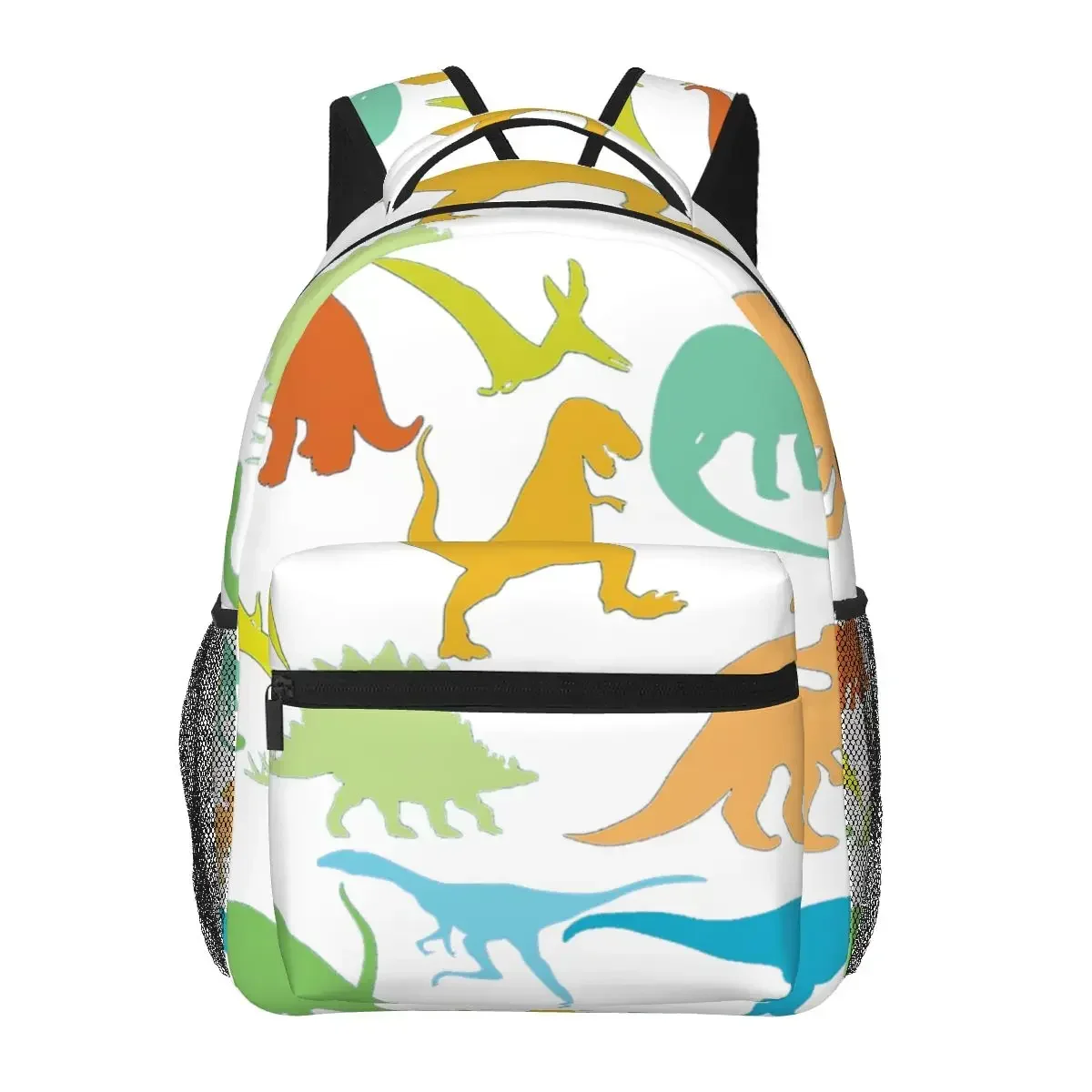 

Colorful Dinosaur Pattern Backpacks Boys Girls Bookbag Children School Bags Cartoon Travel Rucksack Shoulder Bag Large Capacity