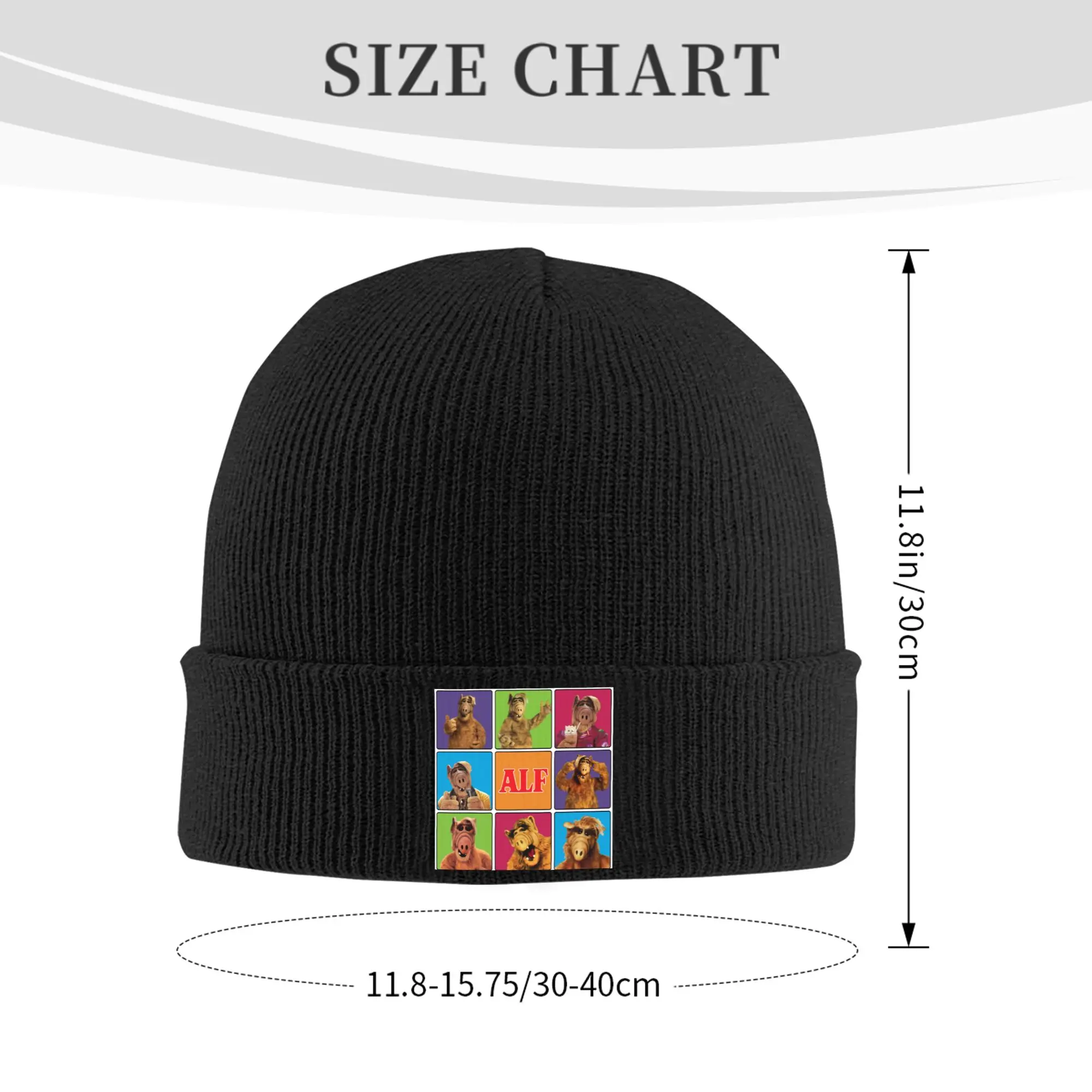 Alien Life Form ALF Meme Collage Beanie Cap Warm Bonnet Homme Knitting Hat Street Ski Sci Fi TV Show Skullies Beanies Hat