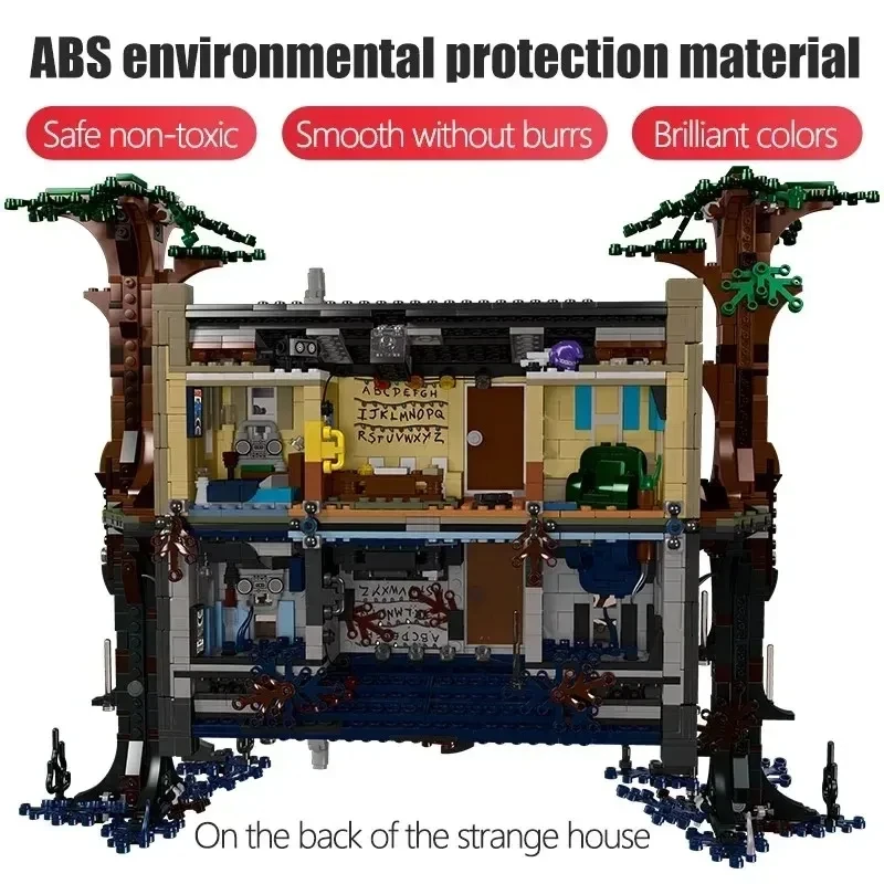 

New product Upside down World Strange Story Difficult to assemble street view model boy 75810 building block Toy gift