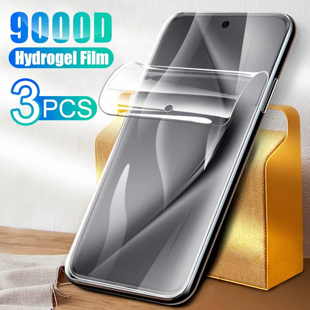 3PCS Front Screen Soft Hydrogel Film For Huawei Pura 70 Ultra 70Pro Pura70 Pro Plus Pro+ 5G Smart Phone Protective Film Cover