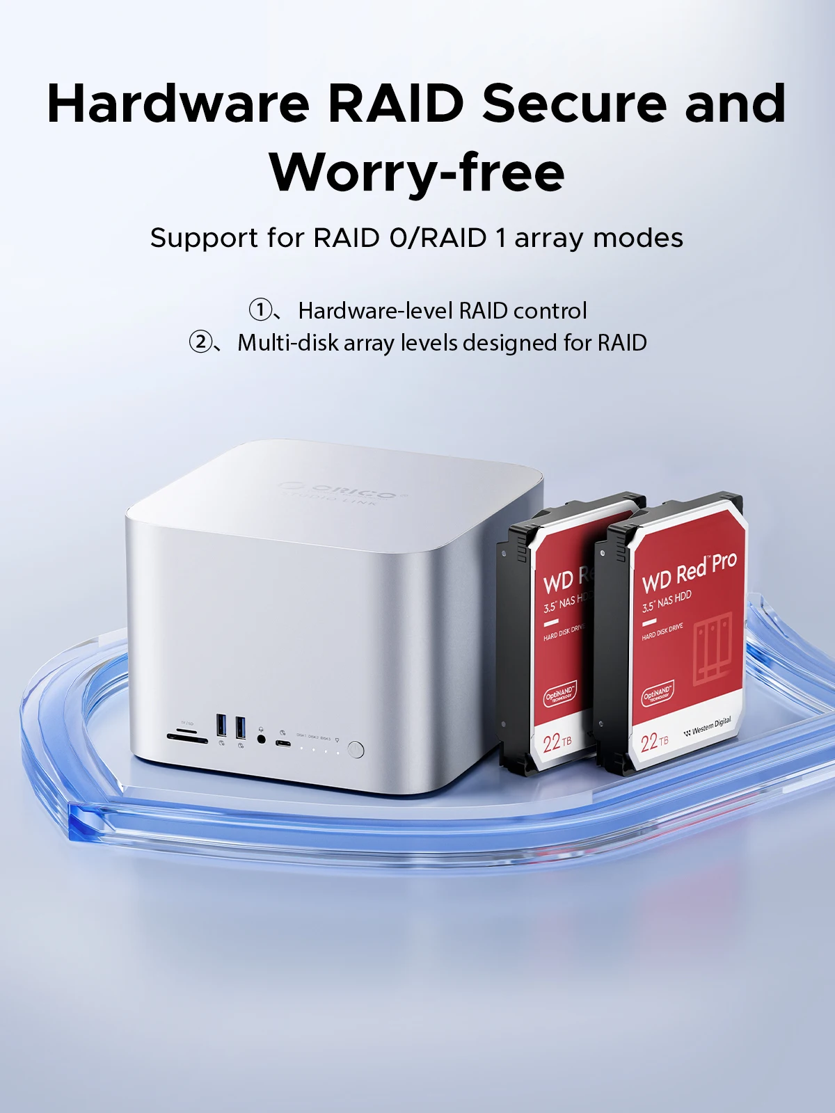 Imagem -05 - Orico-usb c Hub Enclosure para Mac Mini Docking Station 3.5sata 44tb Nvme Ssd M.2 Dp4k @ 60hz sd Tf3.0