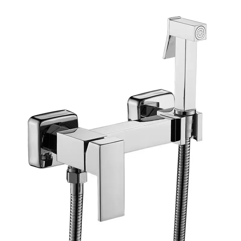 

Alloy Toilet Spray Gun Concealed Shower Hot and Cold Full Washer Toilet Significant Other Mixing Valve Bathroom Shower Valve Set
