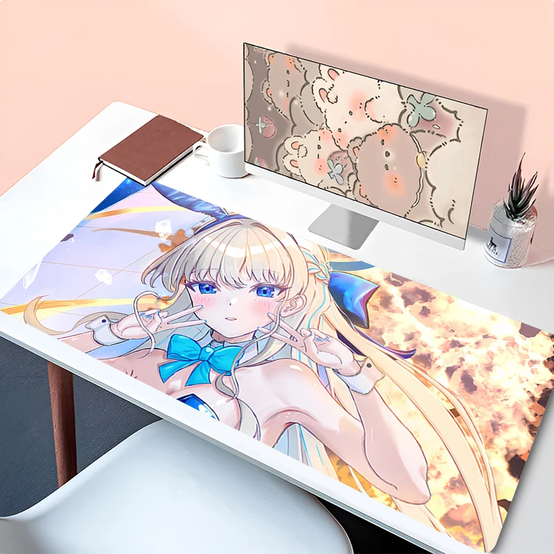 

Mousepad Laptop Office Cabinet Keyboard Pad PC Desk Mat Large HD Mouse Pad Non-slip Blue Archive Asuma Toki Rubber Extended Pad