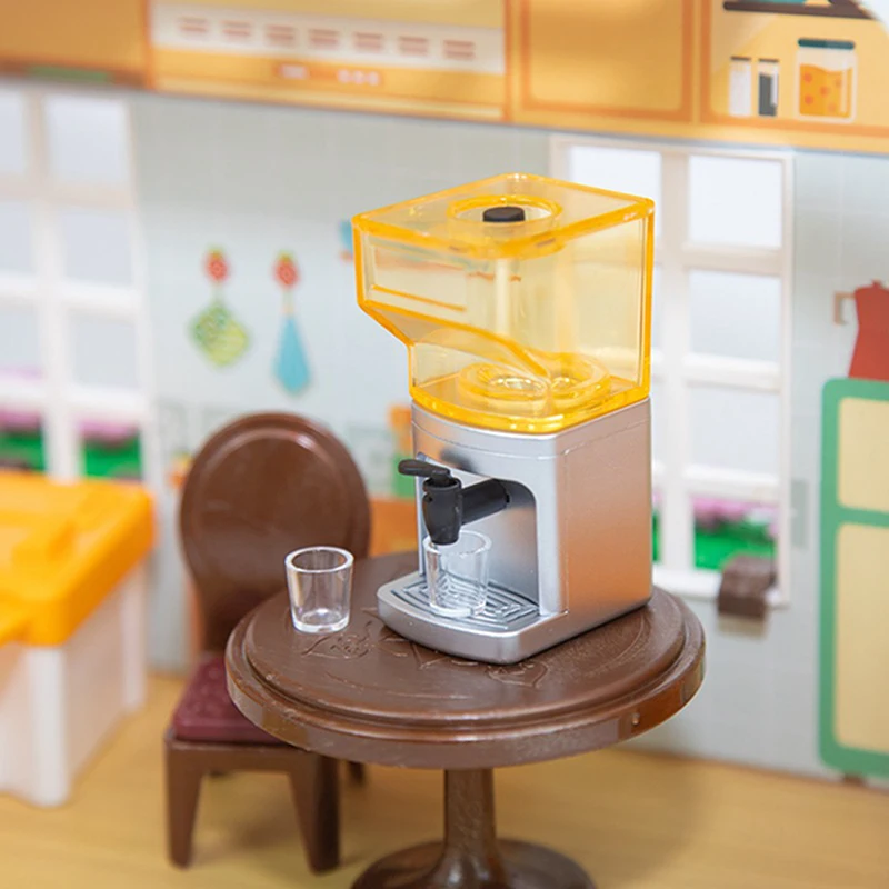 Juego de simulación de juguete para casa de muñecas, modelo dispensador de agua en miniatura, puede dispensar agua, accesorios para electrodomésticos de cocina, 1:12, 1 Juego