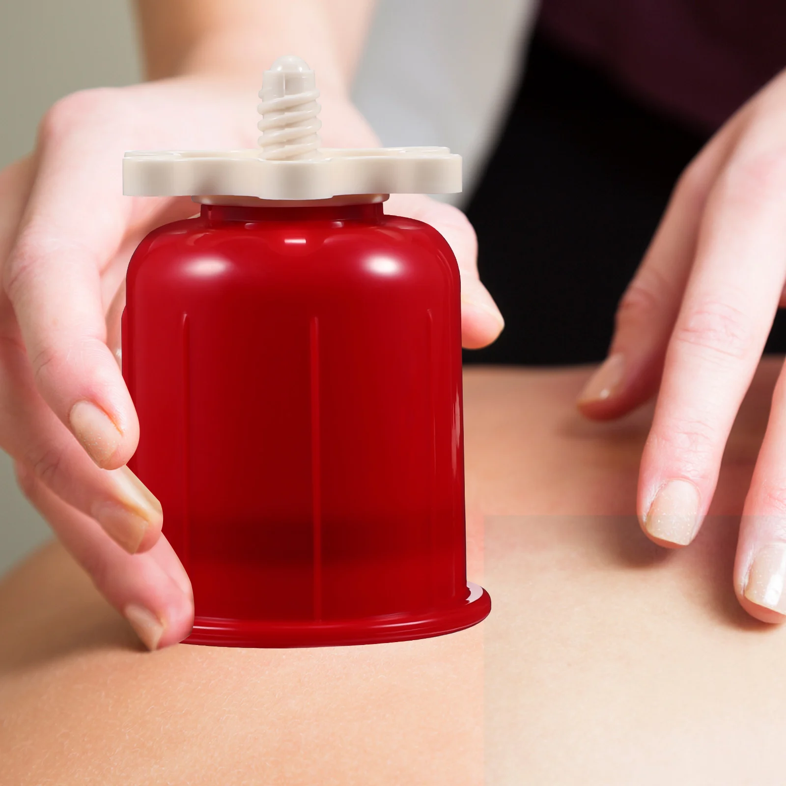 6 قطع من أكواب التدليك الحجم لمجموعة الحجامة البلاستيكية لعلاج الحجامة السيلوليت لاسترخاء الجسم