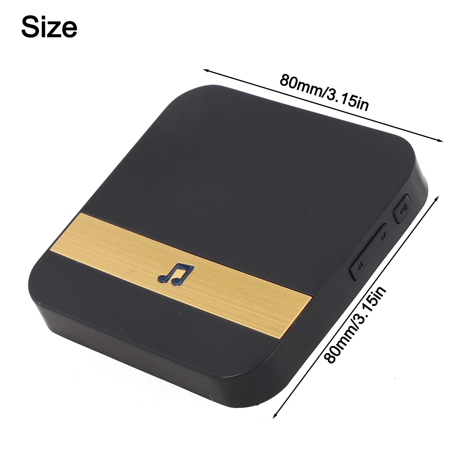 Adjustable Volume Doorbell Chime Video Doorbell Receiver Non-Interference Technology AC 90 250 V Working Voltage