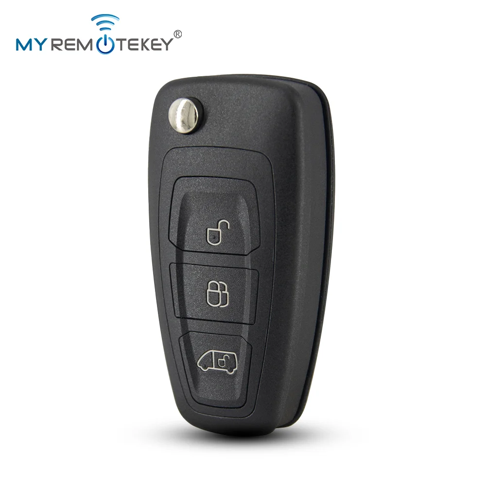 MYREMOTEKEY FCC A2C53435329 Flip Remote Key 433Mhz FSK ID63 80BIT(4D83)/ID49chip for Ford Transit Custom Connect 2012-2019
