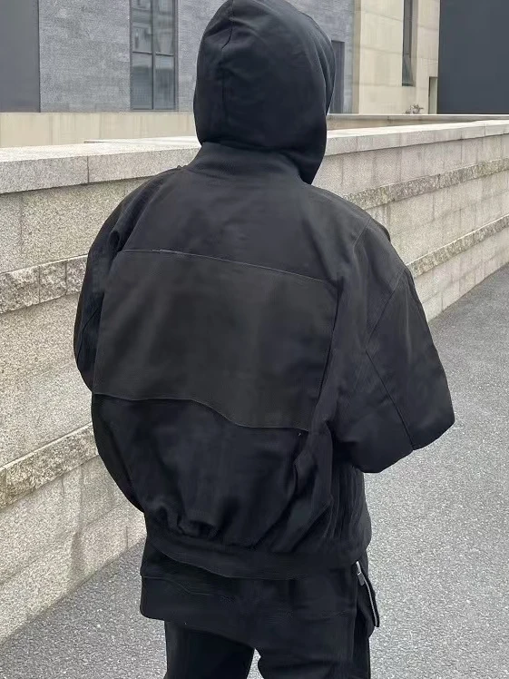 

Новая мужская хлопковая куртка-бомбер для осени и зимы, уличный стиль, теплая, повседневная, на молнии, без капюшона, молодежная мода