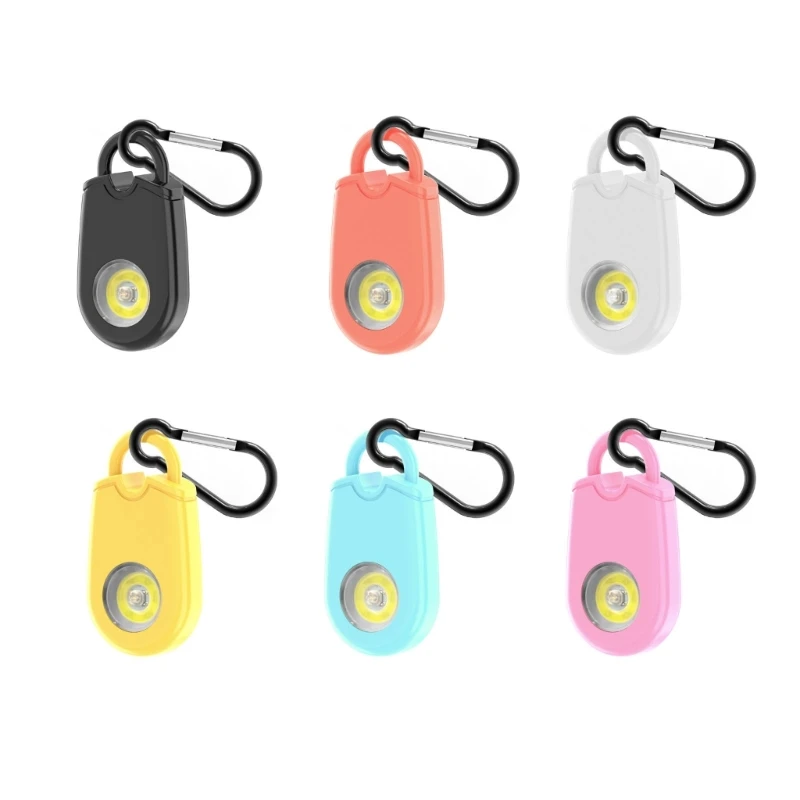 

Safe Personal Alarm Siren 130dB Alarm with LED Light Carabiner