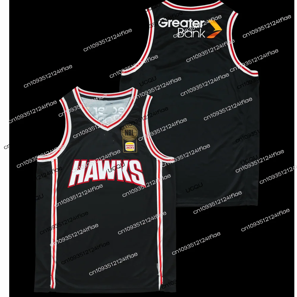 Illawarra Hawks 25/26 كرة السلة الرئيسية جيرسي 2025 الأسترالية الكبار كرة السلة للرجال سريعة الجافة سترة رياضية مروحة مجموعة خاصة #2