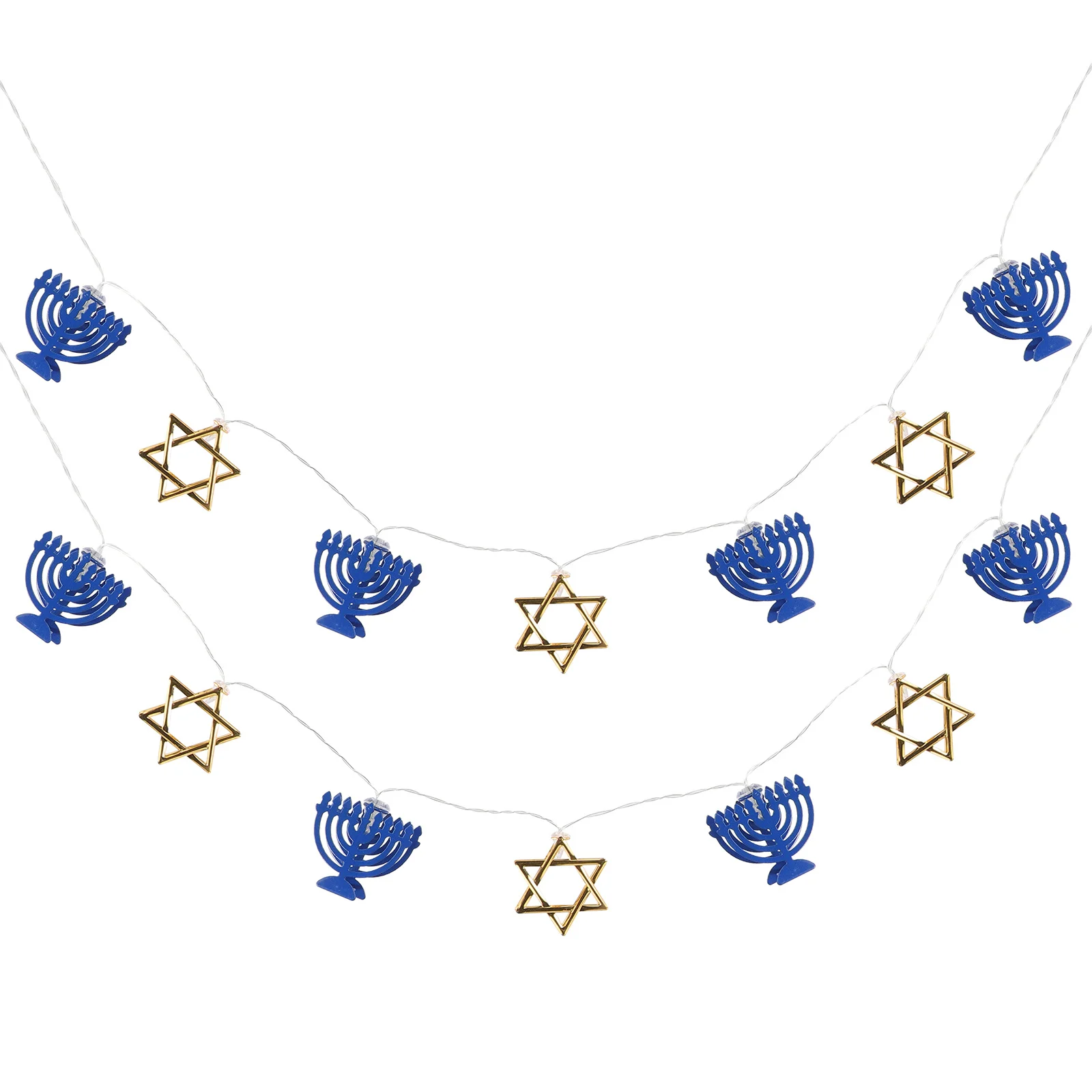 Hanukkah Star Of David String Lights Powered Fairy Lights Party Decorations Indoor Led Night Light For Festival