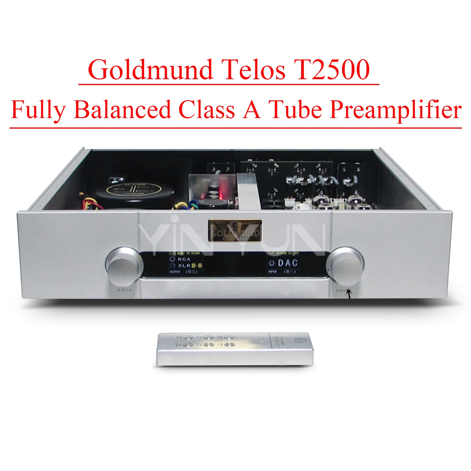 

SUQIYA-Goldmund Telos T2500 Fully Balanced Remote Control Fever Hifi Flagship Pure Class A Tube Preamplifier