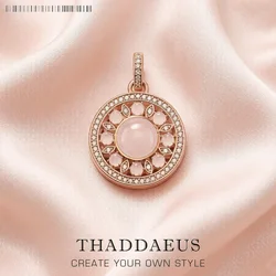 Rose Gold Ornament Pendant Brand New 925 Sterling Silver Jewelry Europe Style Fashion Accessorie Romantic Gift For Woman