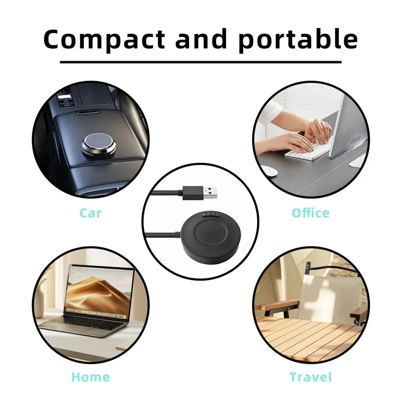 Per huami Amazfit Stratos3 A1928 Caricatore Caricatore USB Smartwatch Caricatore Adattatore Base Xiaomi Caricatore di ricambio 3.3ft