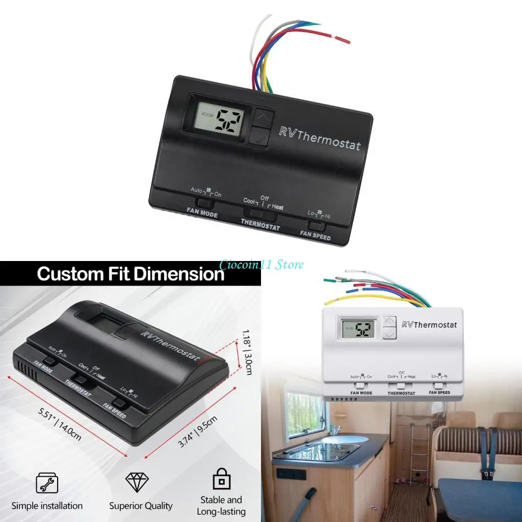 

Y1UB 83303362 Цифровой термостат, термостат тепла/прохладной стены T-Stat для MACH 8330-336 337 338 339 368 386 Кондиционер