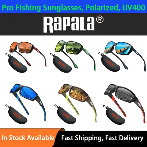 오리지널 Rapala 낚시 안경 야외 등산 자외선 방지 클래식 편광 선글라스 승마 운전 선글라스