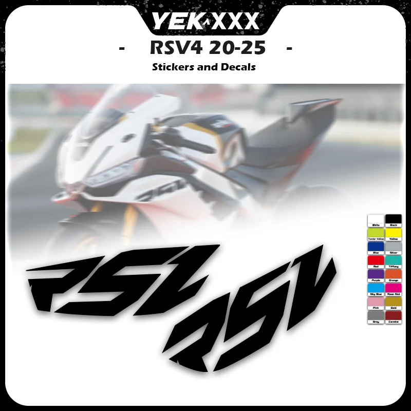 Autocollant de carénage à ailes, drapeaux de conception creuse pour ailes, pour Aprilia RSV4 1100 X Trenta X EX3MA 1000 2020 – 2025