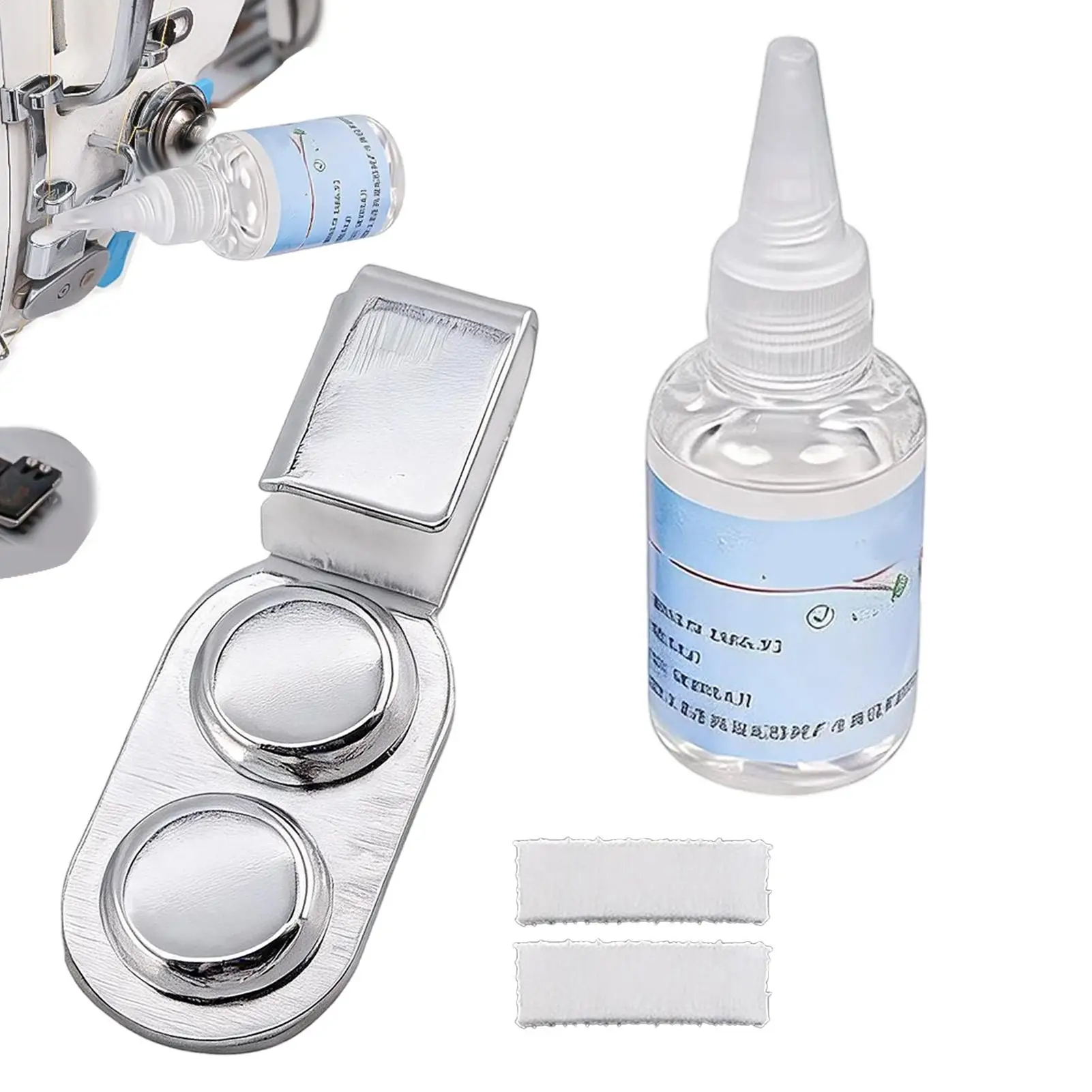 Magnetic Sewing Machine Oil Lubricant Kit Anti Break Thread Fix Tool with Magnet Base for Home Industrial Adult Beginner