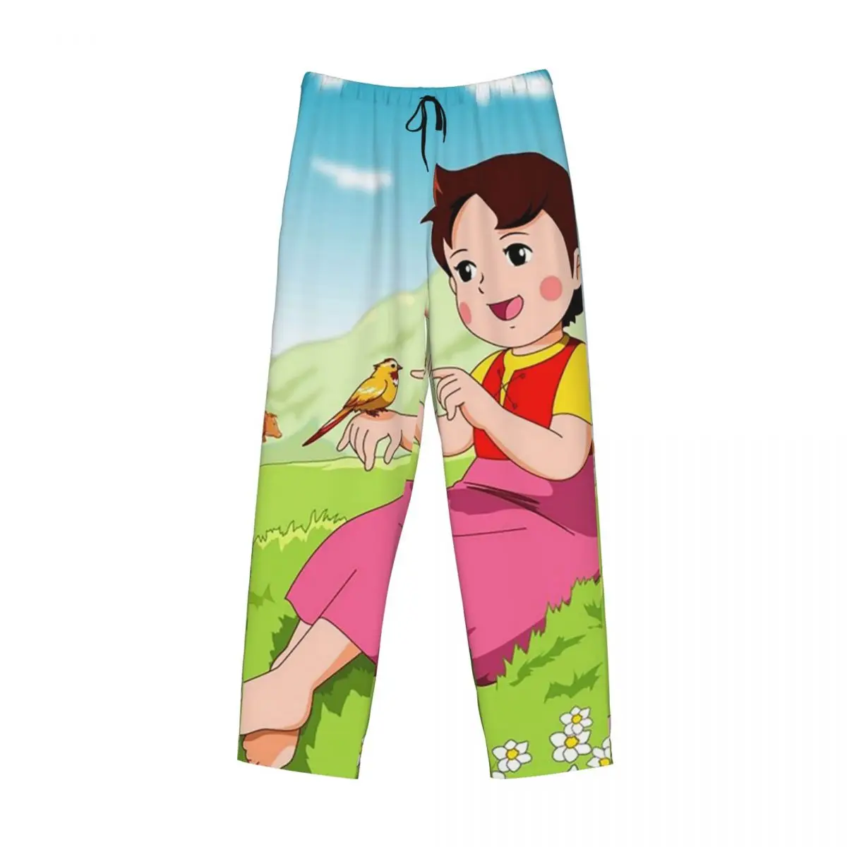 Custom Heidi Pajama Pants Men Sleepwear Sleep Lounge Bottoms with Pockets