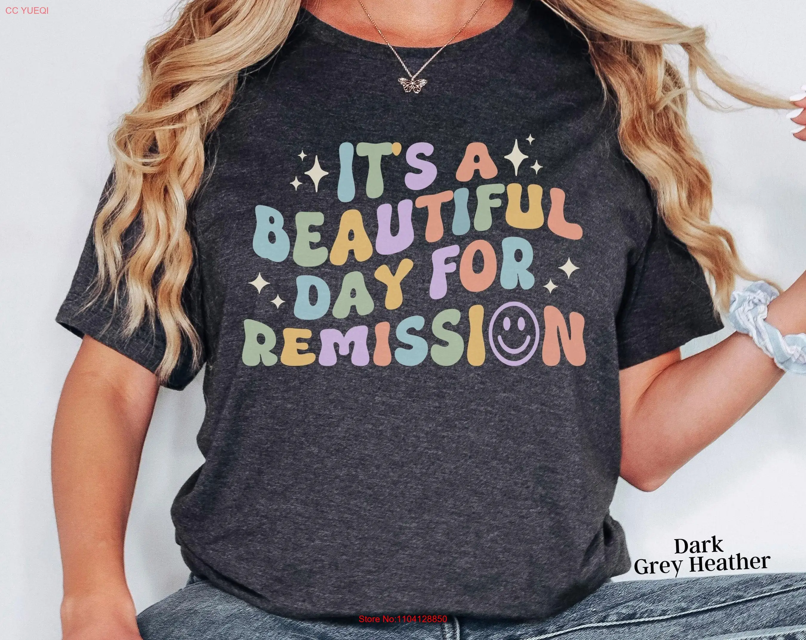 

Oncology Nurse T Shirt Cancer SupporT Remission Chemo long or short sleeves