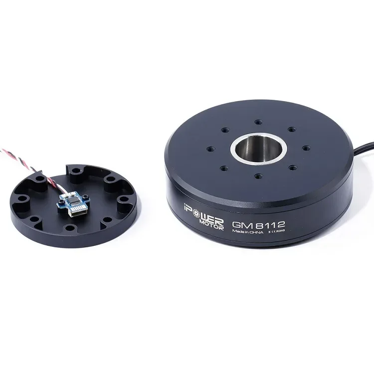 

iFlight IPower GM8112 90T Бесщеточный карданный двигатель с полым валом 22 мм с энкодером AS5048A, совместимый с камерой 5-6 кг
