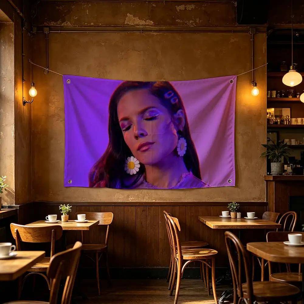 Cool H-Halsey Singer Flags Wall Hanging Tapestry Outdoor Garage Room Decorative flag Background Blanket