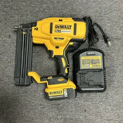 DeWalt DCN680D1 20V MAX XR Li-Ion 18 Gauge Cordless Brushless Brad Nailer Kit5.0AH battery set second-hand