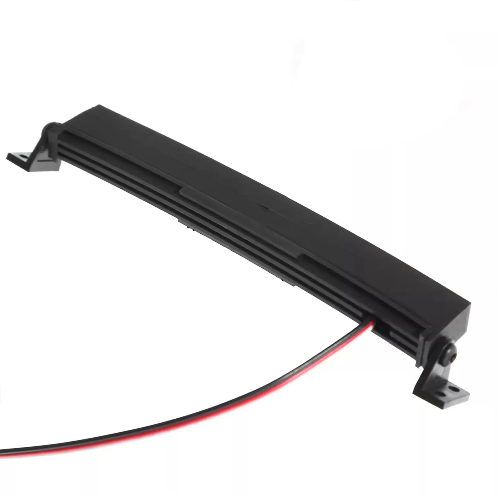 RC Car Roof Light Fittings High Performance Black Repair Parts Easy Installation Accessory Aluminum Alloy RC Light Bar for 1:10