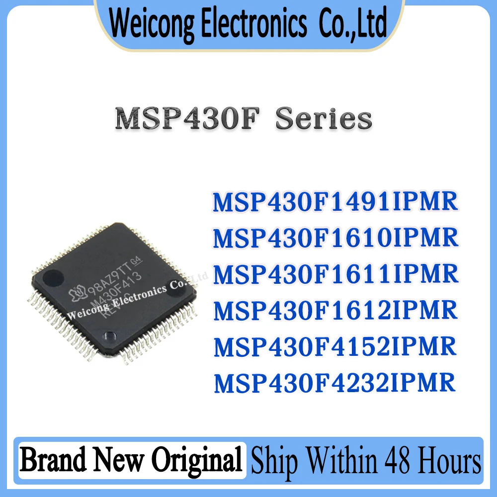 MSP430F1491IPMR MSP430F1610IPMR MSP430F1611IPMR MSP430F1612IPMR MSP430F4152IPMR MSP430F4232IPMR MSP430F MSP IC MCU Chip LQFP-64