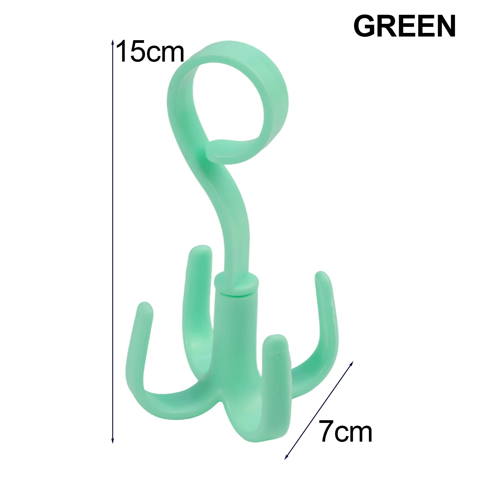 Clothing Hat Rack S-shaped Rotatable Hook Wardrobe Multifunctional Creative Hook Storage Artifact Hanging Rack Home Organizer