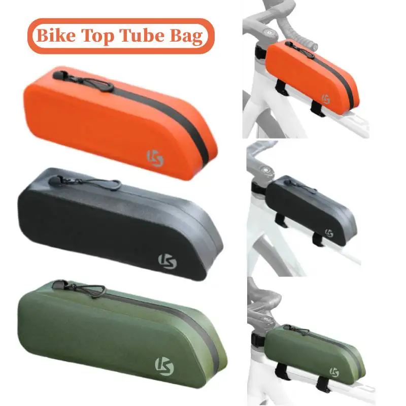 

Bicycle Top Tube Bag Bike Bag Waterproof Cycling Front Frame Bag MTB Road Bolt and Belt Riding Bag Bicycle Accessories Pouch