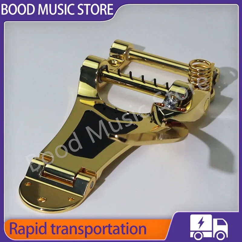 

Gold Professional B7 Jazz Guitar Tremolo Vibrato Bridge Tailpiece For Gib Bigsby ES355 Epihone Electrical Guitar Accessories