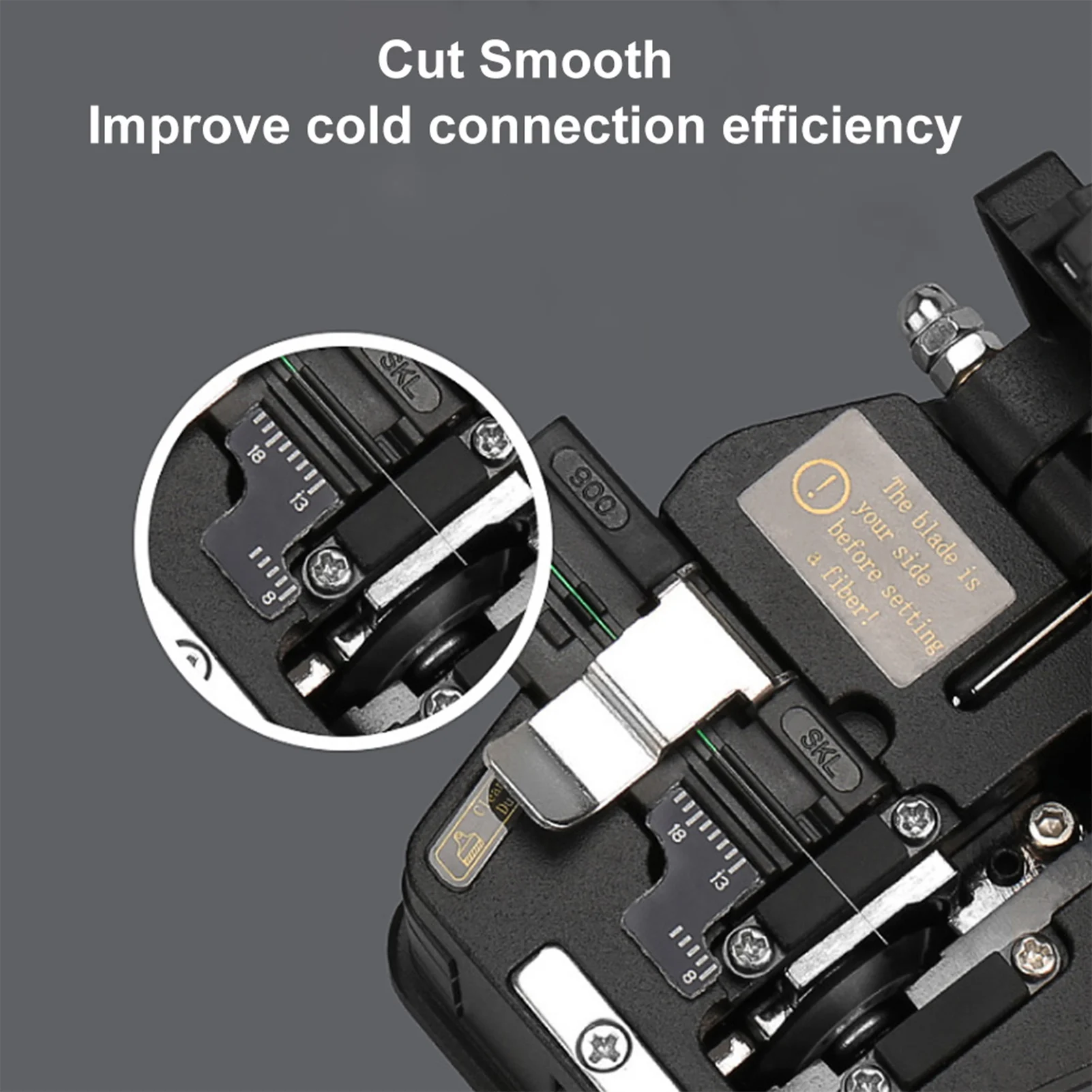 SKL-8A Fiber Cleaver Optic Fiber Cleaver SKL‑6C High Precision Fiber Optic Cleaver Optical Fiber Cable Cutting Tool with Bag