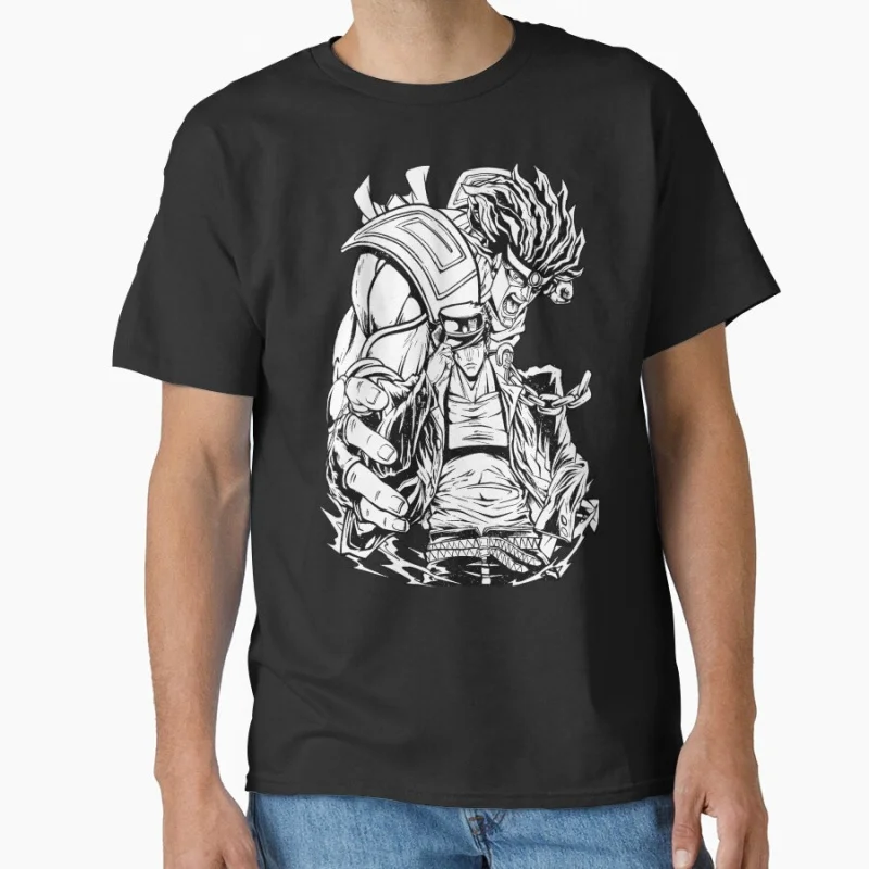 

JOJO Bubble Bobble JJBA 80s Manga Jojos bizarre adventure Anime t shirt for men Large size Tops S-6XL 100% cotton Clothes