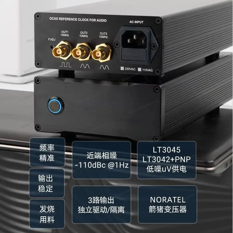 For 10MHz SC Cut OCXO Thermostatic Clock Reference High Precision Low Phase Noise Audio