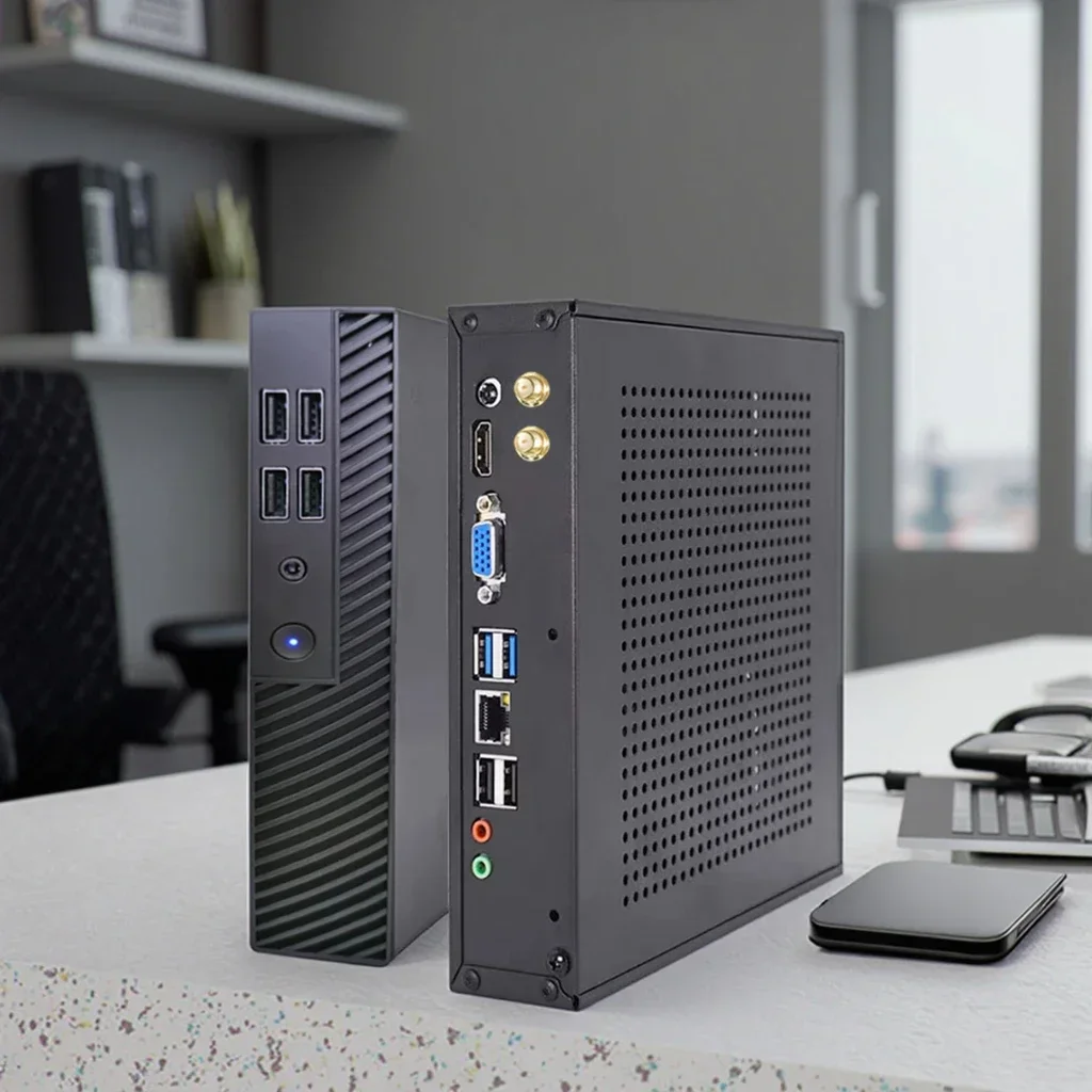 低価格卸売ミニコンピューター Core i3 i5 i7 HDMI VGA RJ45 LAN 8GB RAM オフィス/ビジネス向けITX PC ポータブル小型デスクトップ