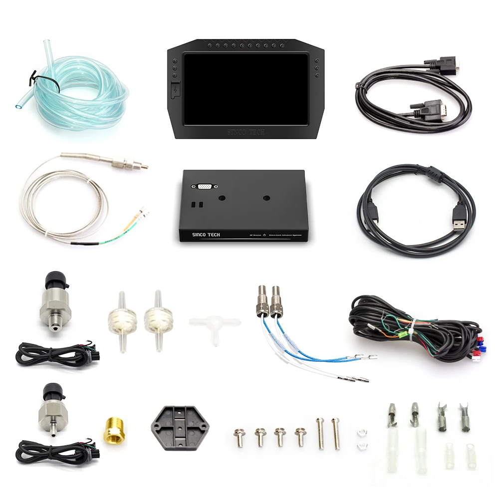 New Race Dashboard Customize 7inch Universal ODO Cluster for Car Digital LCD Touch Screen Speedometer Tachometer