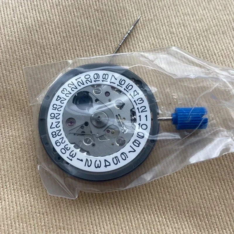 اليابان العلامة التجارية الجديدة TMI NH35 الحركة الميكانيكية التلقائية عالية الدقة 24 جواهر وزارة الدفاع ساعة استبدال NH35A التاريخ عند 3:00