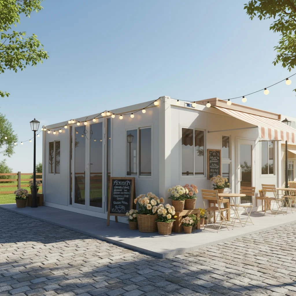 FL Foldable House anti‑corrosion panel foldable cabin for farm field temporary rest and storage combined unit