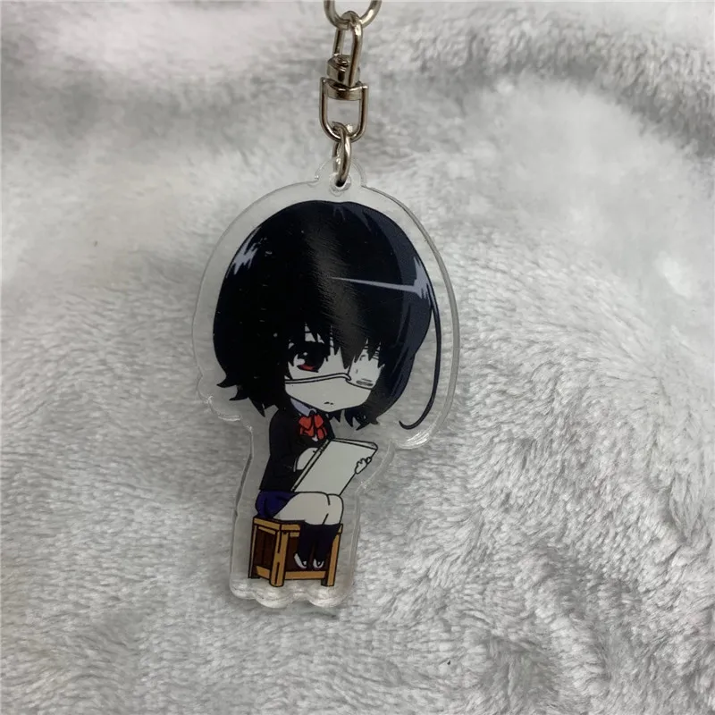 

Horror Anime Mei Misaki Anime Acrylic Keychain Strap Figure Keyring 6cm